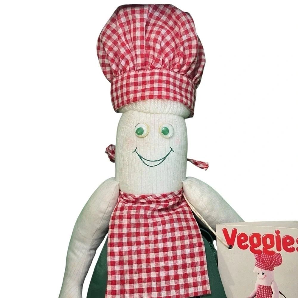🌽 Vintage 1985 Tony Scallione “The Veggies” Plush Doll with Box
